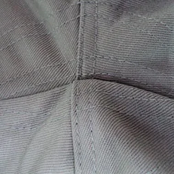 Reforço interno em oito costuras — acabamento Polo Art